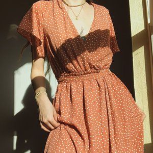 Pink Polka-dot Picnic Dress